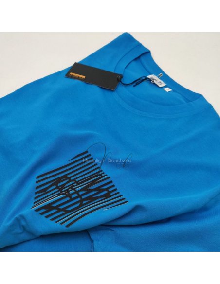 Volley Shirt cotone azzurro