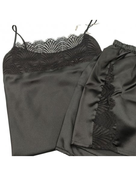 Baby doll Top+pantaloncino con pizzo