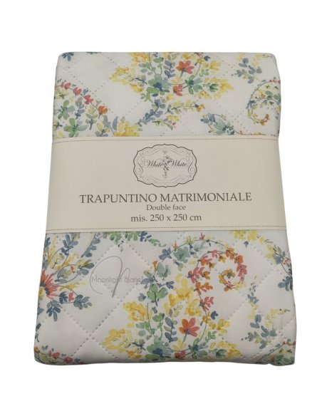 Bouquet trapuntino matrimoniale double face