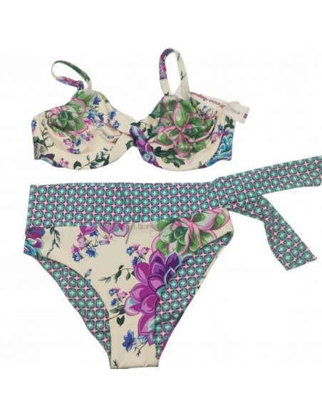 Haiti bikini ferretto C + foulard georgette
