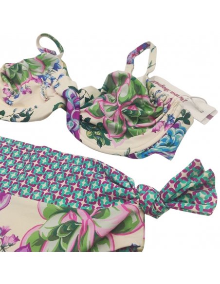 Haiti bikini ferretto C + foulard georgette