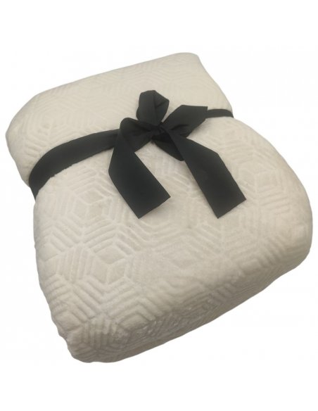 Oslo plaid flanel jacquard + retro sherpa 130x160 ACCA 24 Plaid-coperte