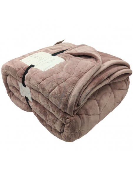 Tromso coperta flannel imbottita 2 posti ACCA 24 Plaid-coperte