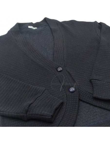 Cardigan scaldacuore con bottoni in maglia