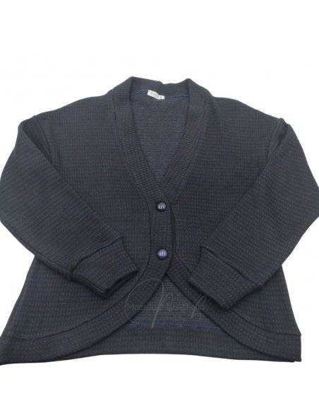 Cardigan scaldacuore con bottoni in maglia