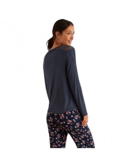 Pigiama donna cotone modal con vestaglia teddy