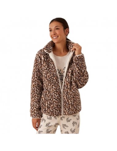 Completo pigiama interlock di cotone con giacca zip PROMISE Pigiami Invernali Donna