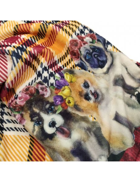 Tartan cani pigiama Soft Touch STARDUST Pigiami Invernali Donna