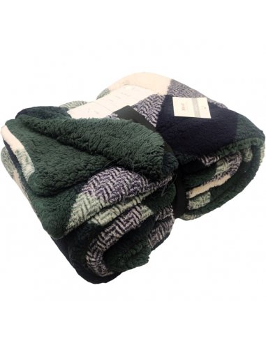 Innsbruck Coperta sherpa stampata 1 posto ACCA 24 Plaid-coperte