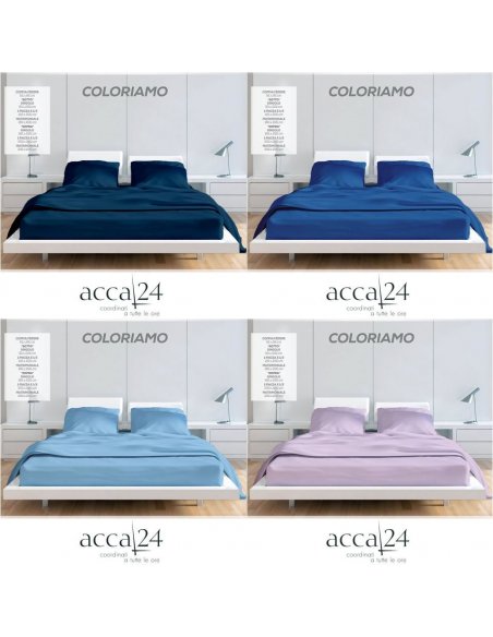 Coppia 2 federe new coloriamo Acca24