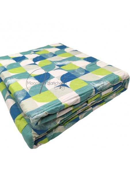 Diego quilt letto singolo stampato in borsa