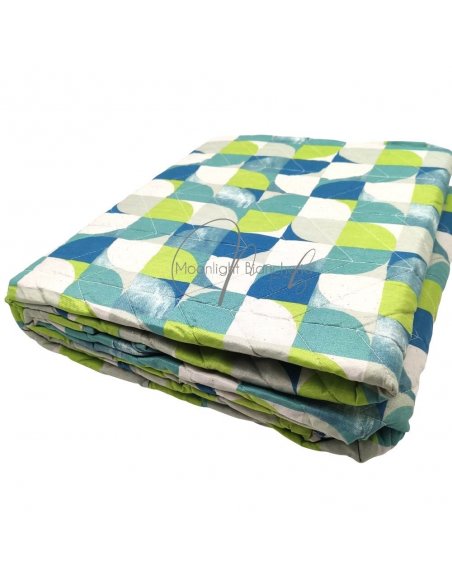 Diego quilt letto singolo stampato in borsa