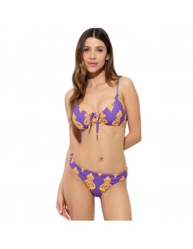 Narjesi bikini vela con pareo-foulard chiffon
