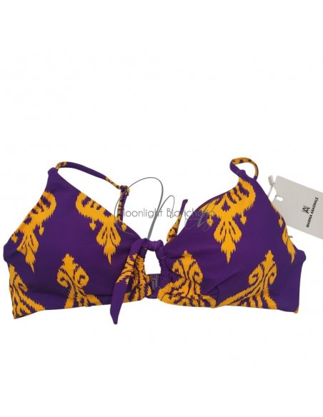 Narjesi bikini vela con pareo-foulard chiffon