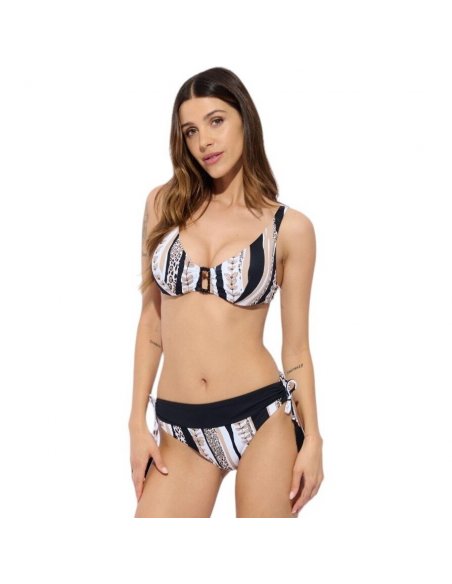 Sensai bikini ferretto C + pareo-foulard chiffon