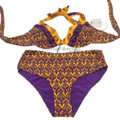 Narjesi bikini ferretto C + pareo-foulard chiffon