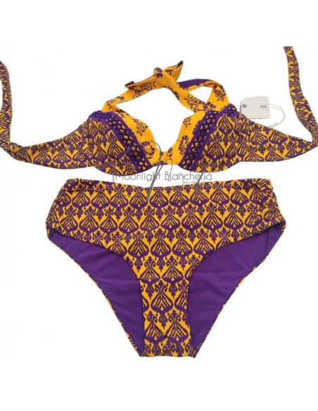 Narjesi bikini ferretto C + pareo-foulard chiffon