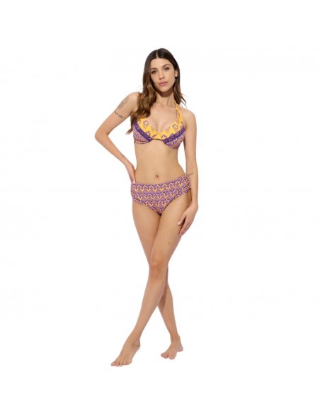 Narjesi bikini ferretto C + pareo-foulard chiffon