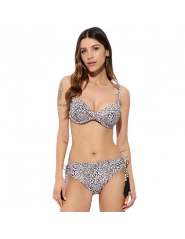 Kajal bikini ferretto C + pareo-foulard chiffon