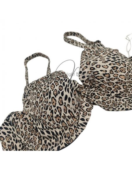 Kajal bikini ferretto C + pareo-foulard chiffon