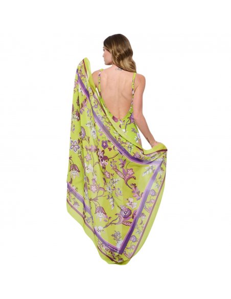 Evody intero + pareo-foulard chiffon