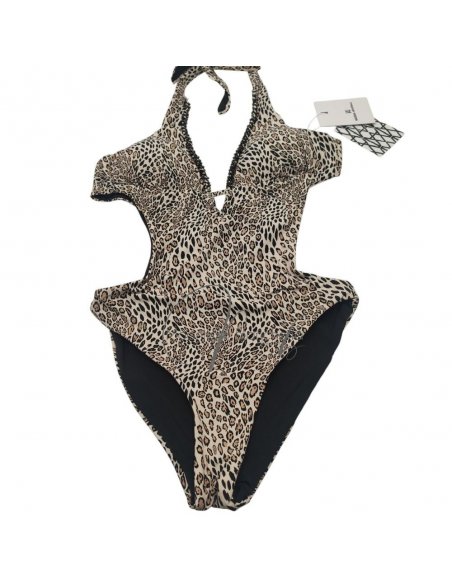 Kajal monokini + pareo-foulard chiffon