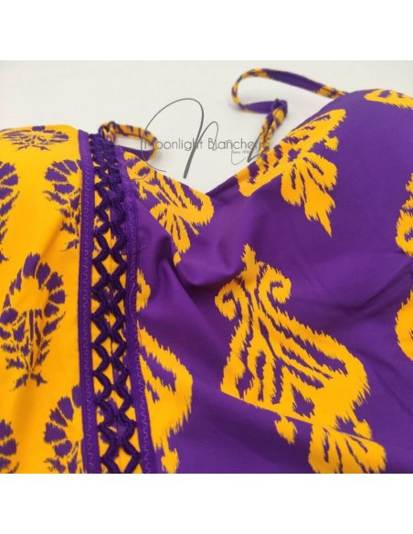Narjesi intero coppe+pareo-foulard chiffon
