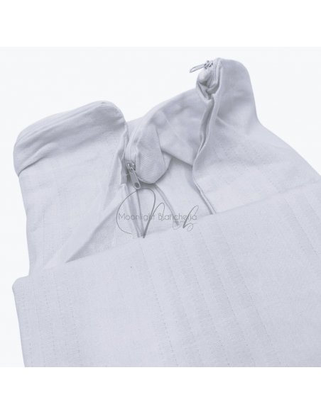 Coppia copriguanciale cotone con zip