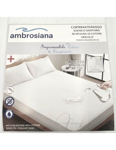 Stella coprimaterasso igienico sanitario in spugna 1P.