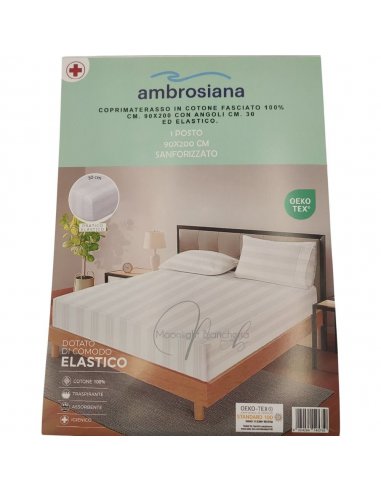 Alba coprimaterasso 1p. cotone con angoli