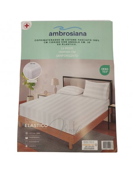 Alba coprimaterasso 1p.½ cotone con angoli