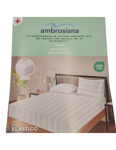 Alba coprimaterasso 2p. cotone con angoli
