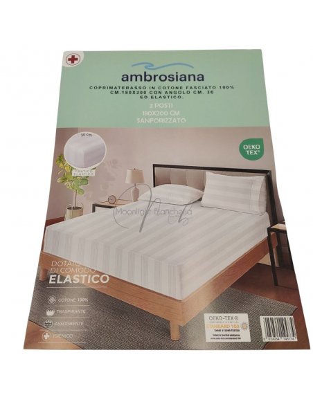 Alba coprimaterasso 2p. cotone con angoli