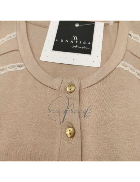 Camicia da notte serafino mezza manica in viscosa