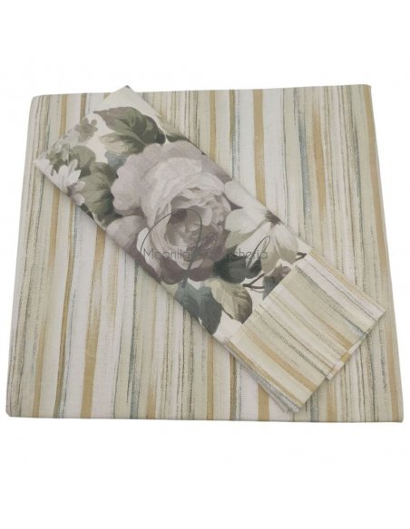 Alice completo letto cotone percalle stampa digitale
