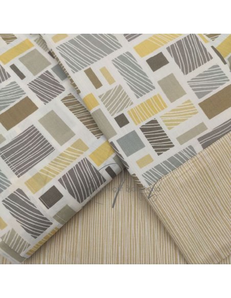 Claire completo letto cotone percalle stampa digitale