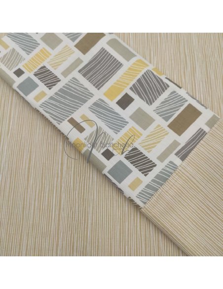 Claire completo letto cotone percalle stampa digitale