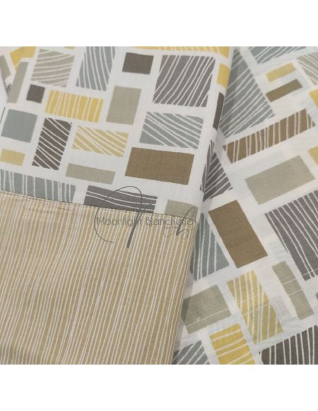 Claire completo letto cotone percalle stampa digitale