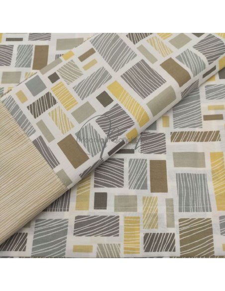 Claire completo letto cotone percalle stampa digitale