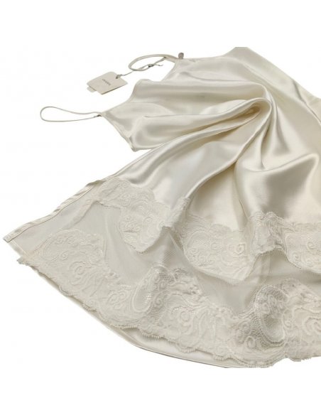 Parigina raso e pizzo jacquard