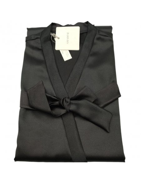 Kimono raso e pizzo