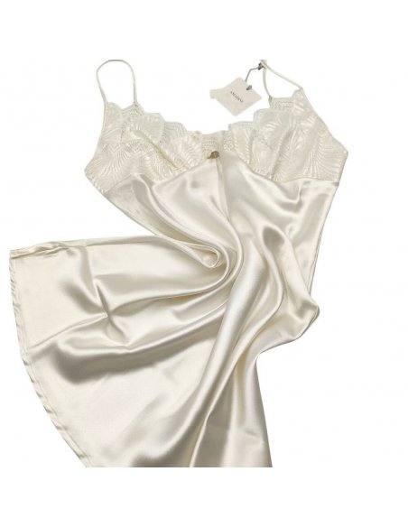 Parigina raso e pizzo jacquard