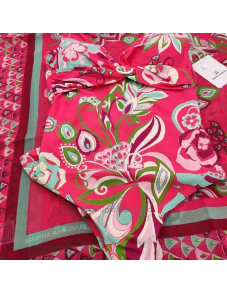 Miro intero coppe + foulard georgette