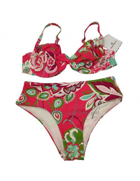 Miro bikini ferretto C + pareo-foulard chiffon