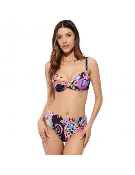 Miro bikini ferretto C + pareo-foulard chiffon