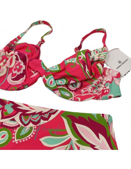 Miro bikini ferretto C + pareo-foulard chiffon
