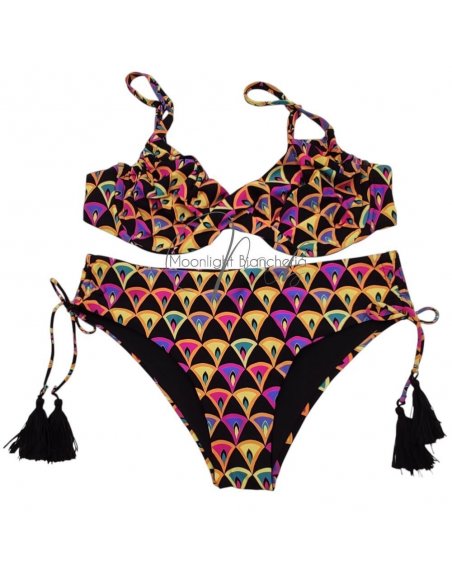 Ramon bikini ferretto C + pareo-foulard chiffon