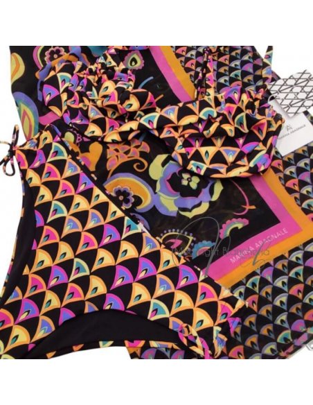 Ramon bikini ferretto C + pareo-foulard chiffon
