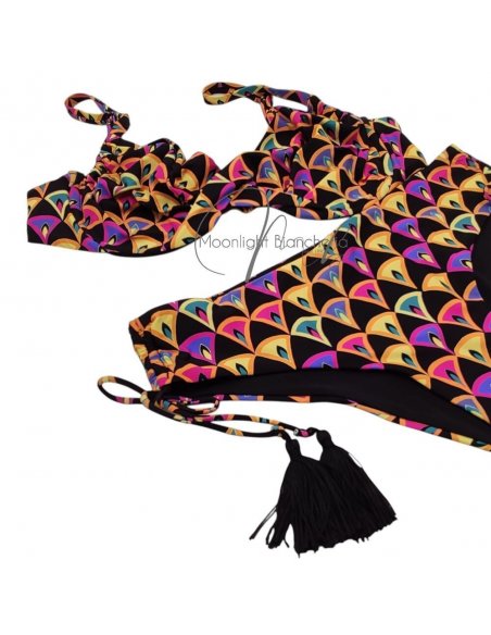 Ramon bikini ferretto C + pareo-foulard chiffon