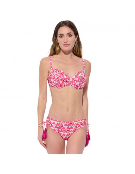 Ramon bikini ferretto C + pareo-foulard chiffon
